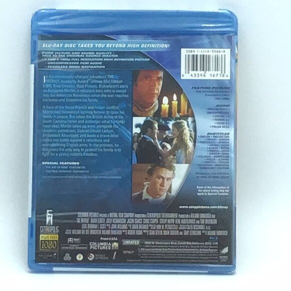 The Patriot Extended Cut Blue Ray DVD NEW SEALED - Picture 2 of 4